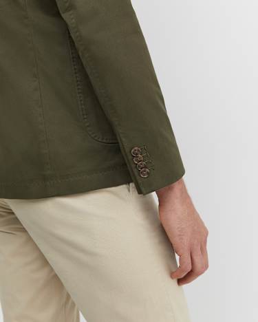 Barton Sports Jacket in DARK KHAKI