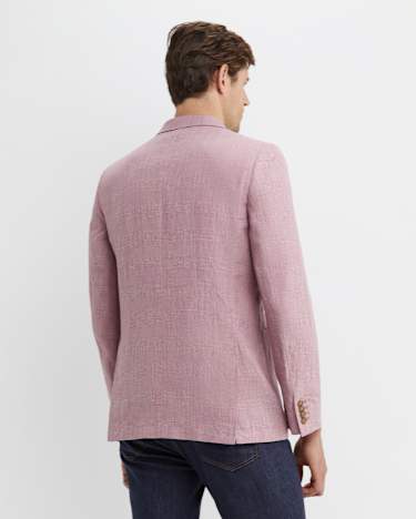 Farrer Linen Sports Jacket in DUSTY PINK