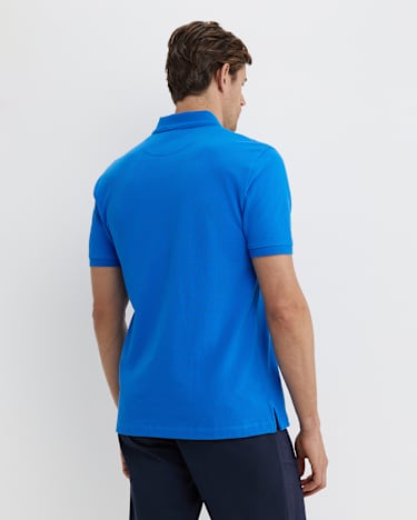 SC Pique Polo in COBALT