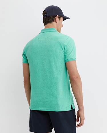 SC Pique Polo in SPEARMINT