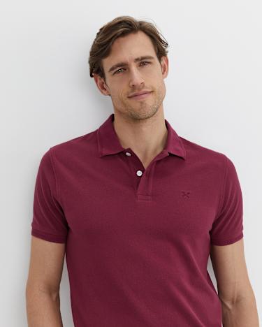 SC Pique Polo in MULBERRY