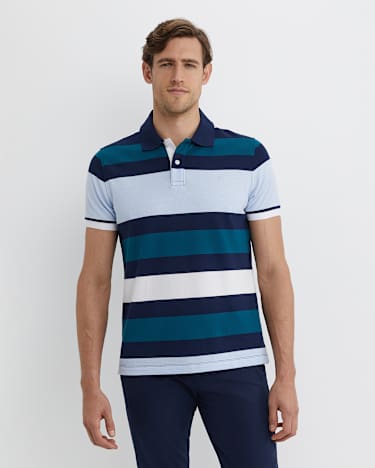 Yarra Polo in BLUE MULTI