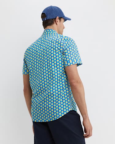 Wyn Short Sleeve Liberty Shirt in MULTI