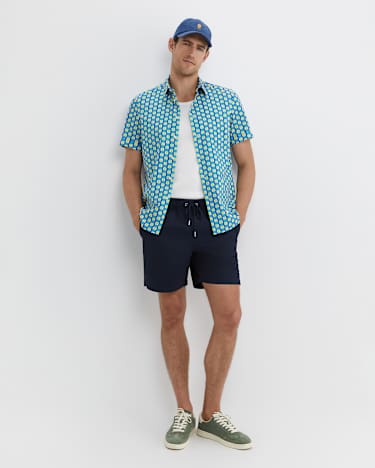 Wyn Short Sleeve Liberty Shirt in MULTI