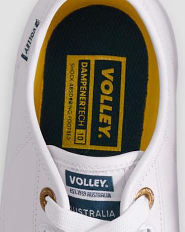 Volley Supporter Sneakers in WHITE
