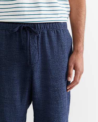 Caffery Yarn Dyed Linen Pant in NAVY