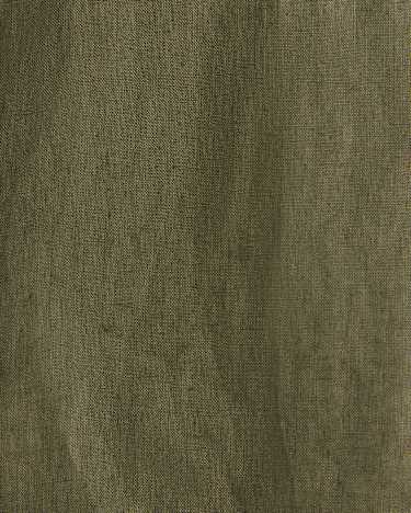 Short Sleeve Linen Shirt in KHAKI