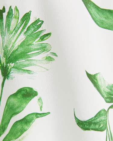 Botanical Silk Shirt in GREEN MULTI