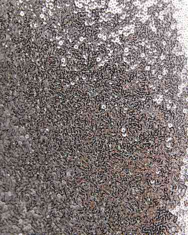 Sequin Midi Skirt in SILVER
