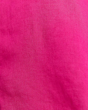 Dahlia Long Sleeve Linen Shirt in BERRY