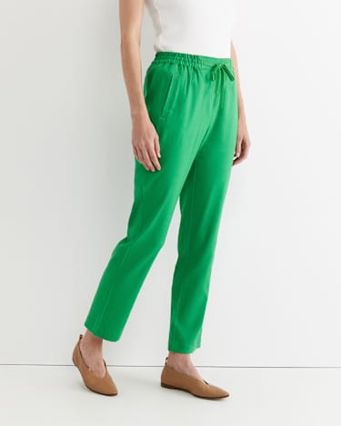 Rosa Linen Pant in FERN