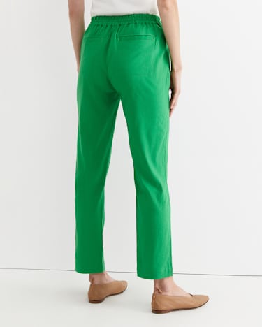 Rosa Linen Pant in FERN