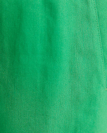 Rosa Crop Linen Pant in FERN