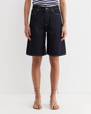 Alyse Denim Short in INDIGO