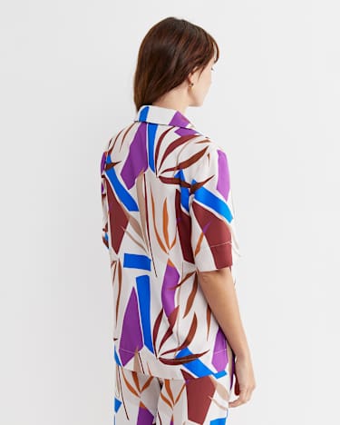 Marie Short Sleeve Shirt in MULTI