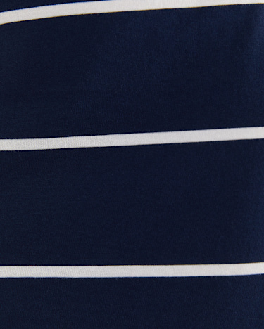 Ariana Stripe T-Shirt Dress in NAVY/WHITE