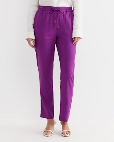Rosa Linen Pant in HYDRANGEA