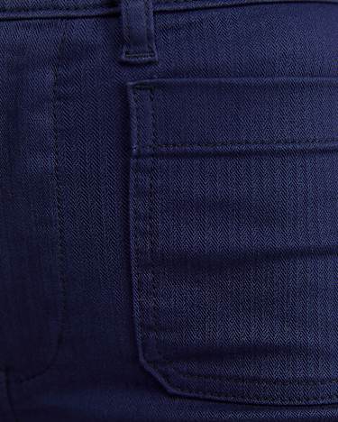 Nili Wide Leg Jean in NAVY