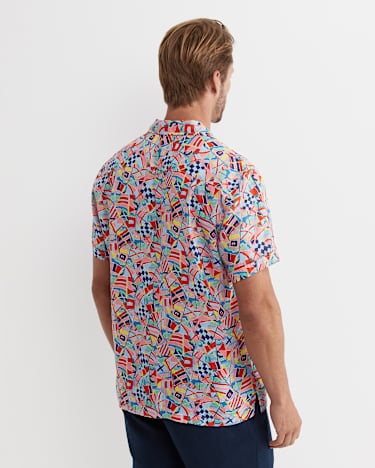 Mac Short Sleeve Liberty Cuban Shirt in MULTI