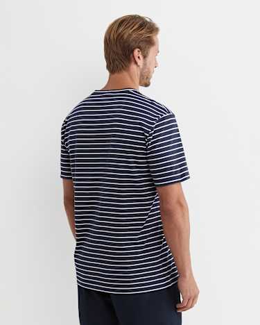 Supersoft Tee in NAVY/WHITE