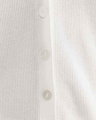 Becky Cotton Vest in WHITE