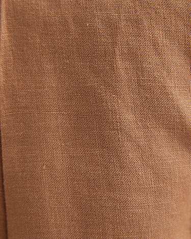 Lilou Linen Short in TAN