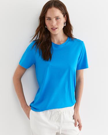 The Essential Tee in COVE BLUE