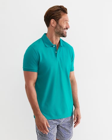 SC Pique Polo in SEAGREEN