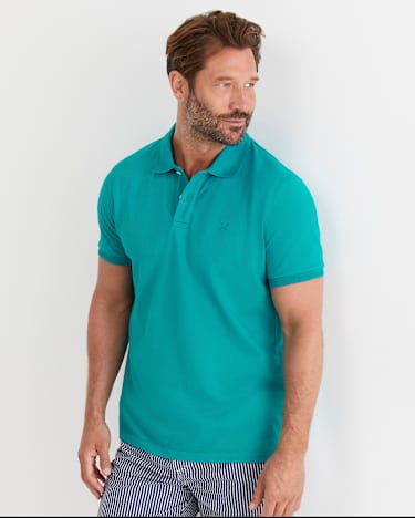 SC Pique Polo in SEAGREEN
