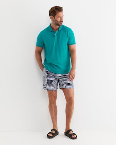 SC Pique Polo in SEAGREEN