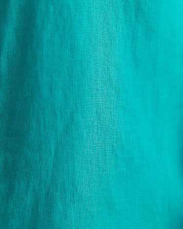 Short Sleeve Linen Shirt in SEAGREEN
