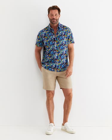 Kip Short Sleeve Liberty Shirt in MULTI