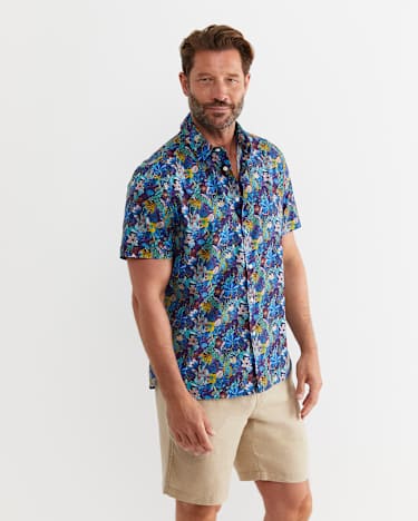 Kip Short Sleeve Liberty Shirt in MULTI