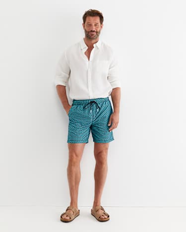 Chester Swim Short in NAVY MULTI