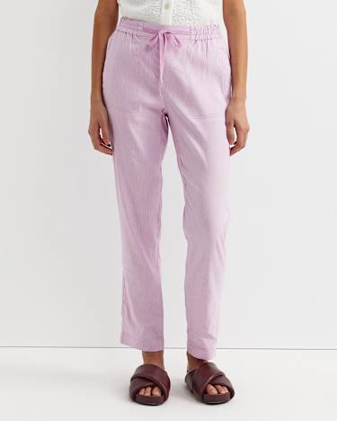 Rosa Linen Pant in ORCHID