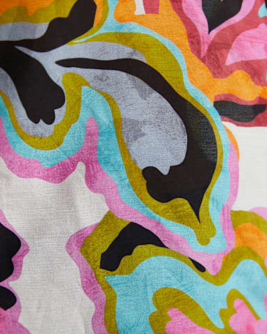Fiola Lantern Sleeve Blouse in MULTI