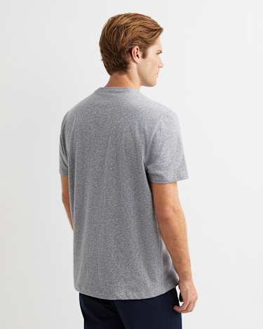 Supersoft Melange Tee in GREY MELANGE