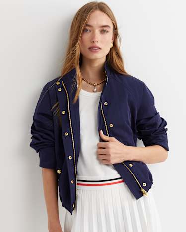 Tia Windcheater in NAVY