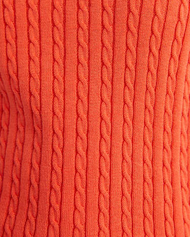 Elka Cable Polo in ORANGE