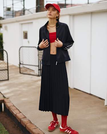 Maxine Milano Midi Skirt in NAVY