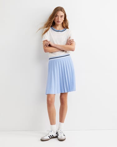 Maxine Milano Mini Skirt in SKY