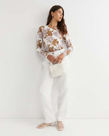 Miranda Magic Long Sleeve Tee in TAN