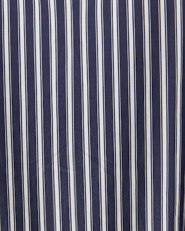 Etta Twist Maxi Dress in NAVY/WHITE