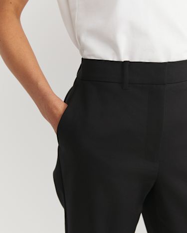 Yvette Straight Pant in BLACK