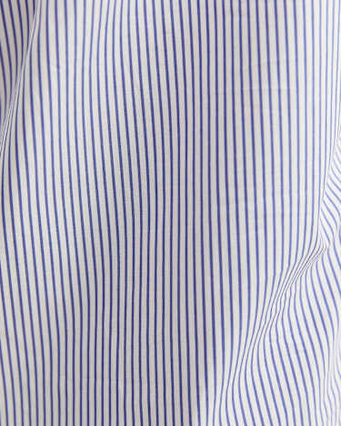 Priscilla Stripe Shirt in WHITE/BLUE