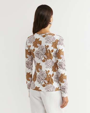 Miranda Magic Long Sleeve Tee in TAN