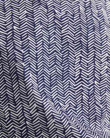 Harriet Mercerised Tee in NAVY MULTI