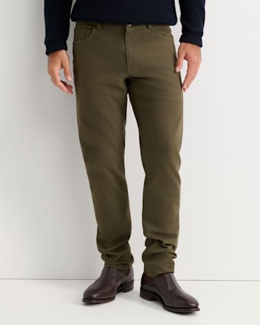 Tapered Bedford Jean in KHAKI
