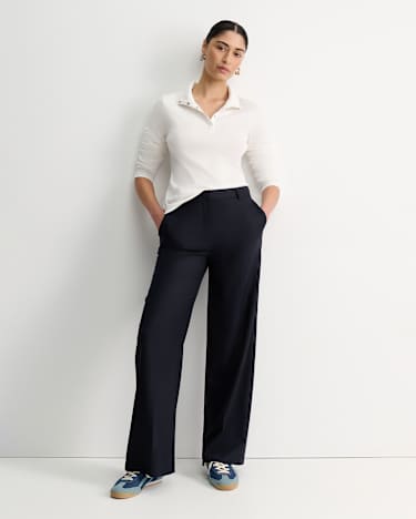 Lucy Snap Funnel Neck Top in IVORY