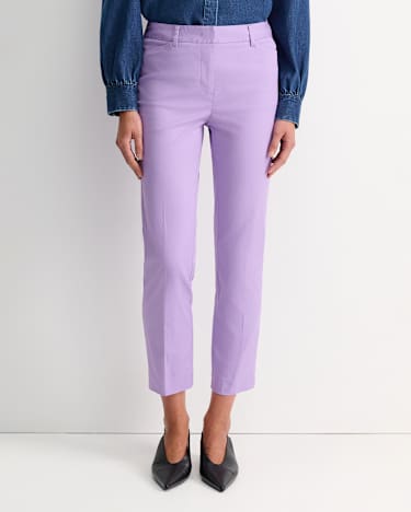 Evie Straight Capri Pant in VIOLA